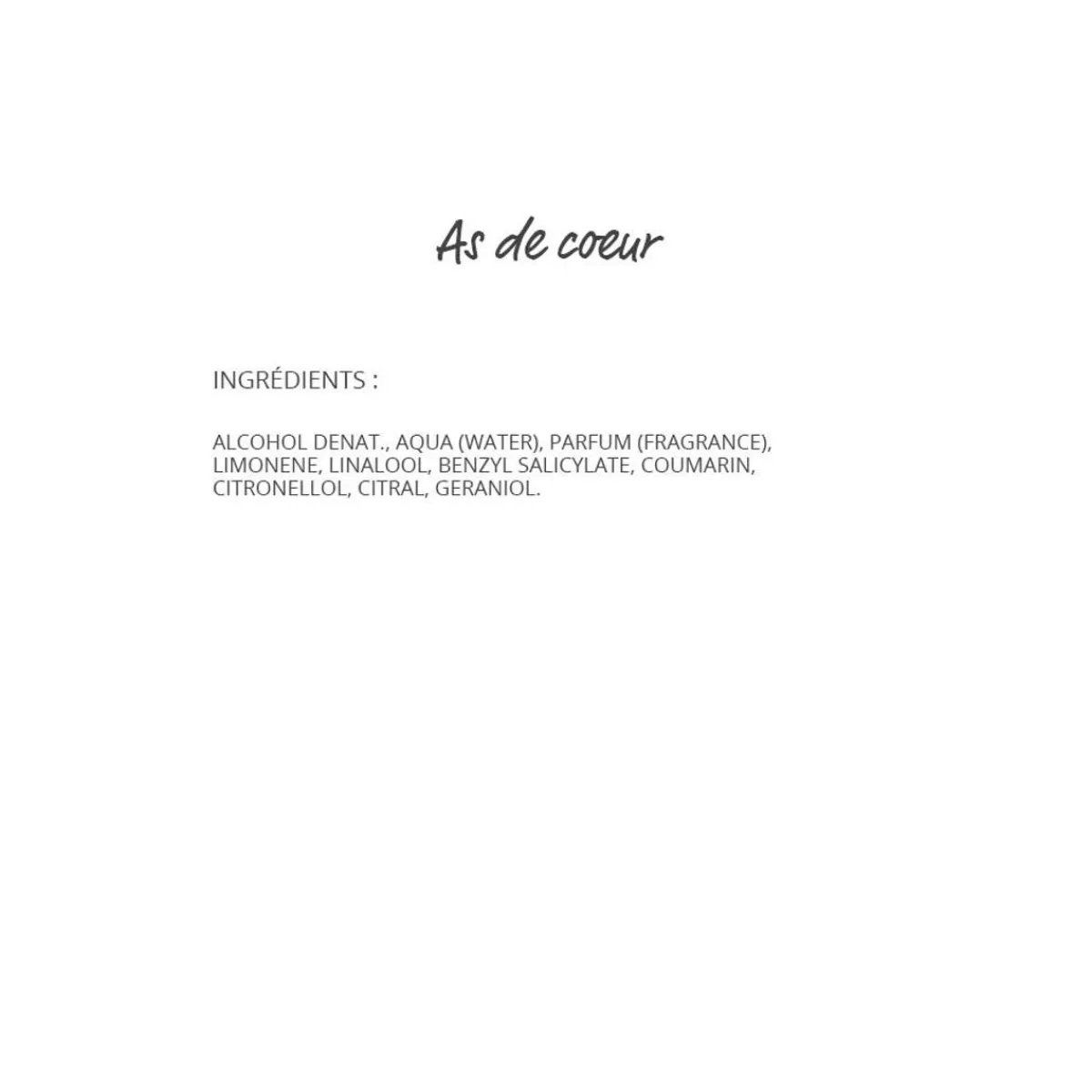Adopt As De Coeur