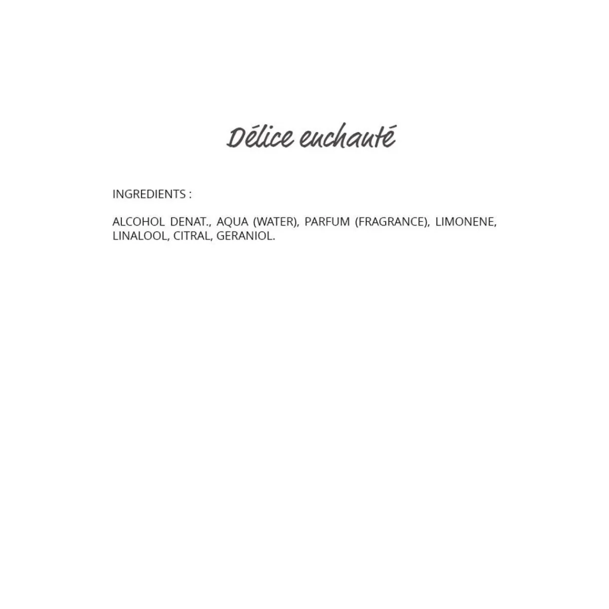 New Adopt Delice Enchante