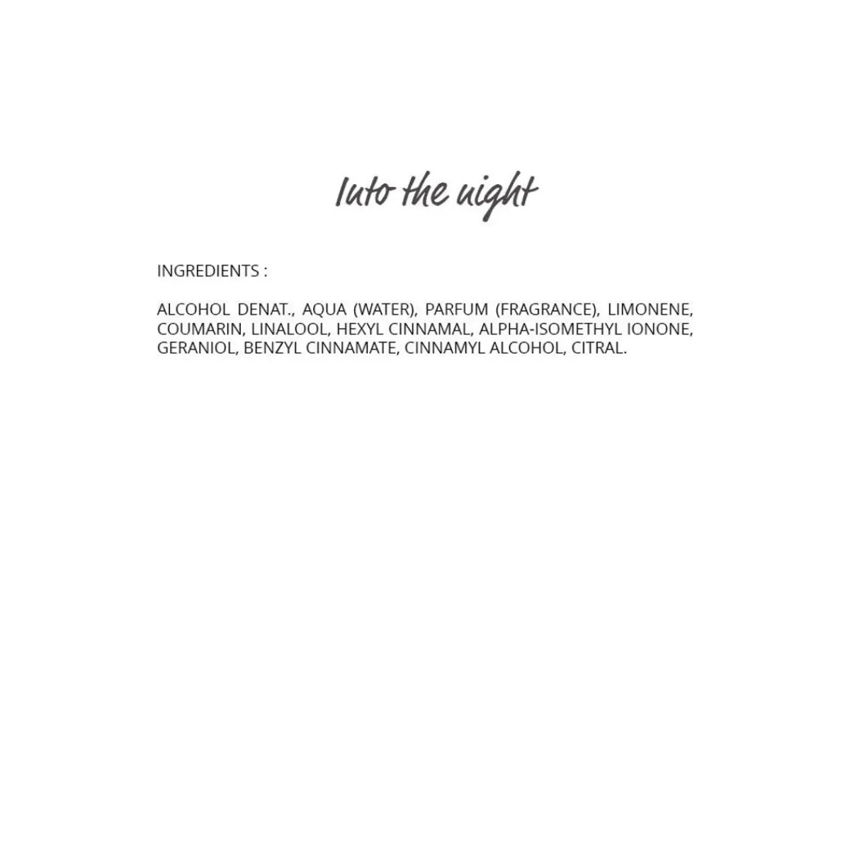 Discount Adopt Into The Night