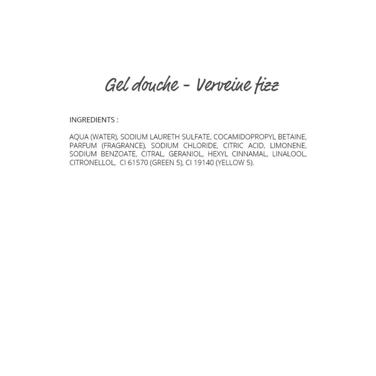 Sale Adopt Verveine Fizz